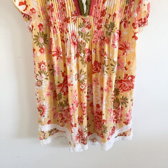 Poupette St. Barth Camila Floral Mini Dress S - Picture 4 of 7